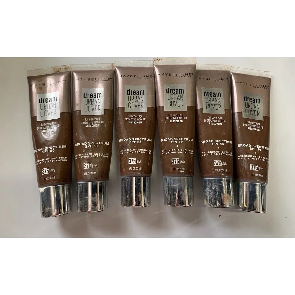 Maybelline Dream Urban Cover Foundation Expired Lot Of‎ 6 # 375 Java